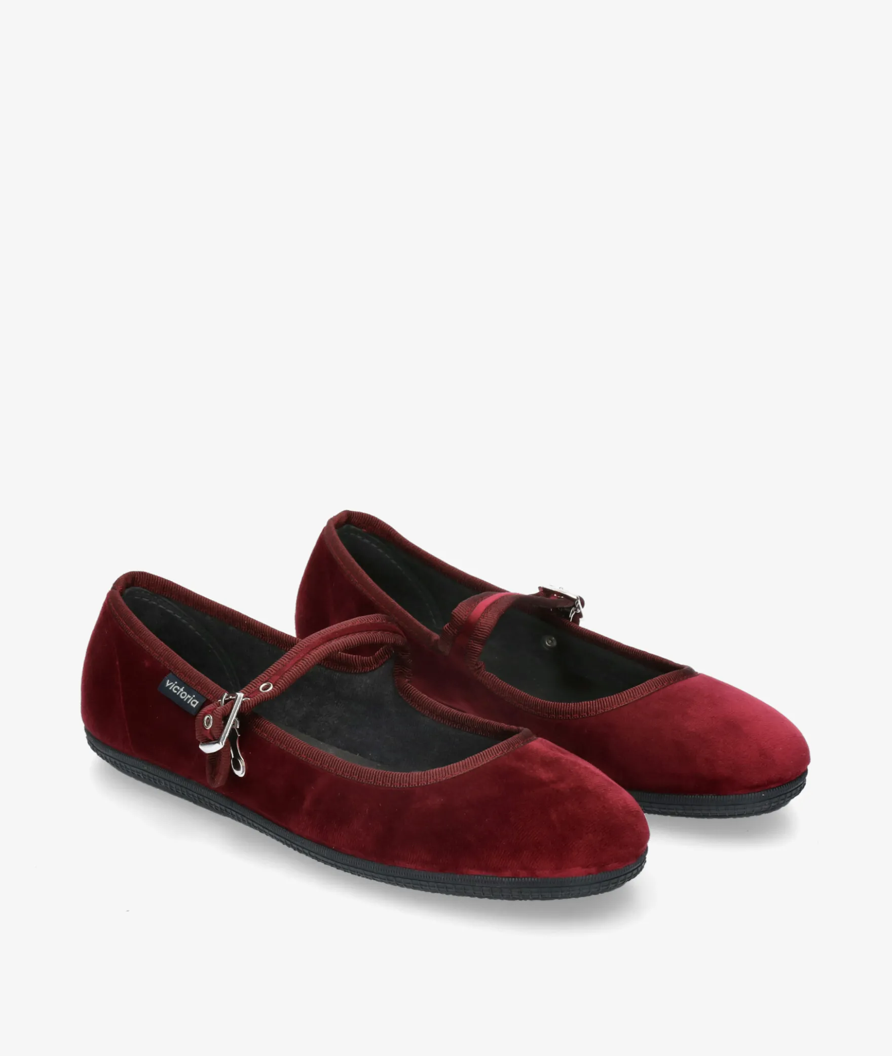 Bailarinas Victoria 104913 en BURDEOS TERCIOPELO