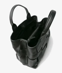 Bolso de piel Biba WAN1L en negro