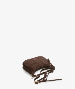Bolso de piel bloom&you BLOOM BAGUETTE en serraje marrón