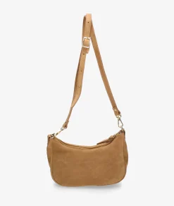 Bolso de piel bloom&you BLOOM BAGUETTE en serraje camel