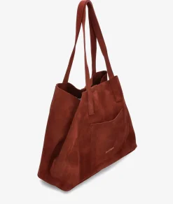 Bolso de piel bloom&you DALLAS en serraje burdeos