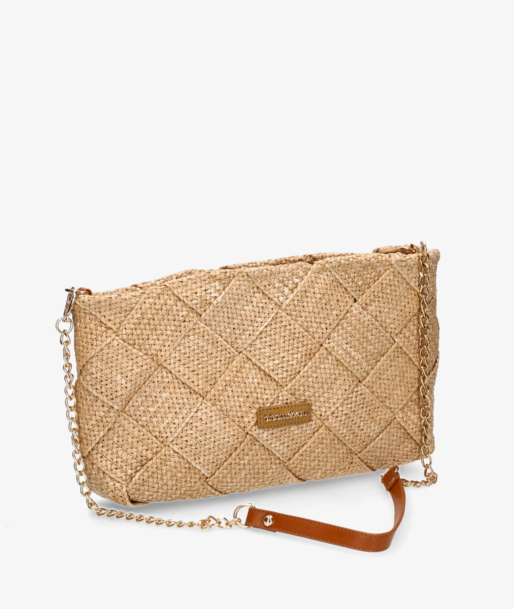 Bolso de rafia bloom&you ZOE en camel