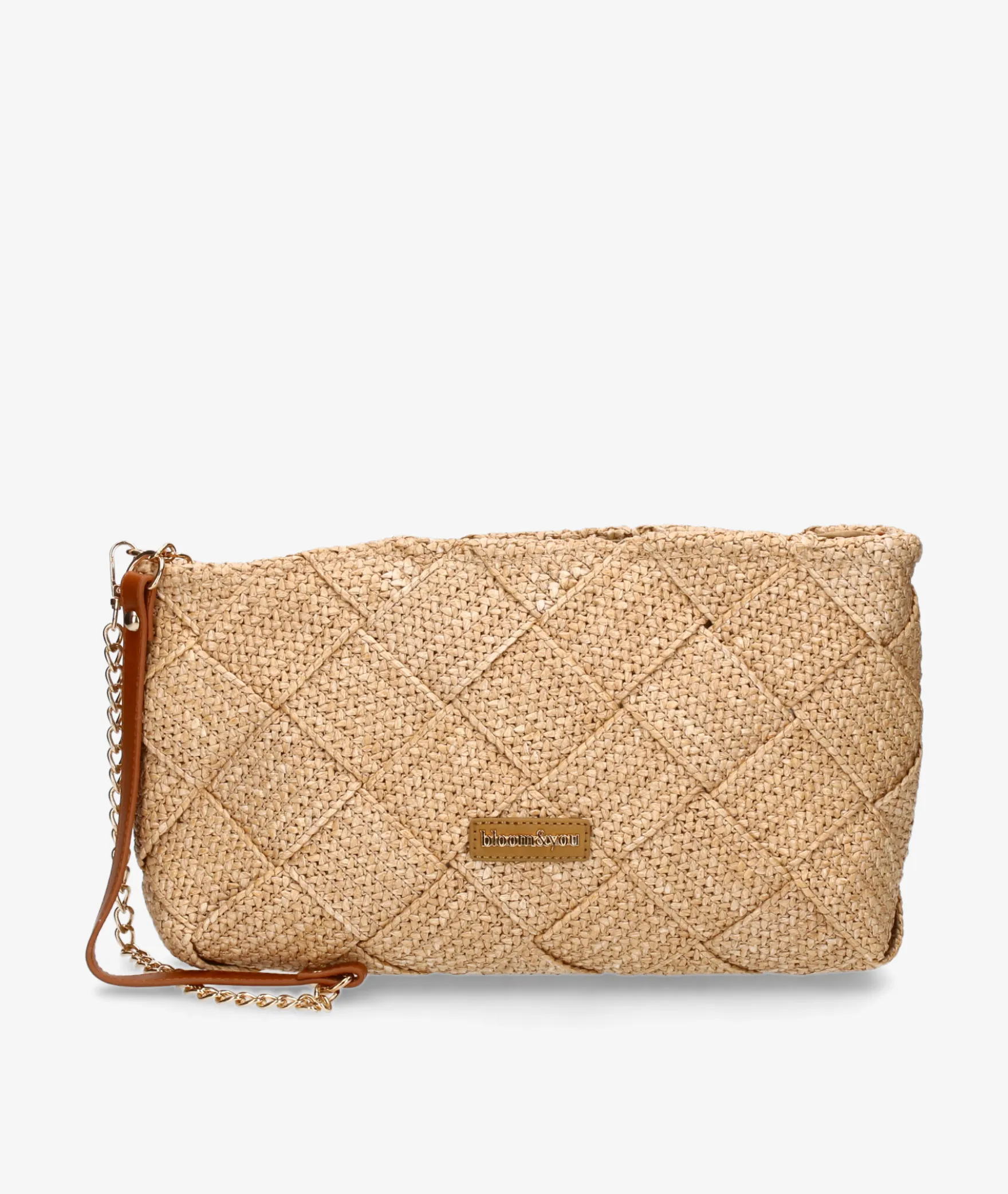 Bolso de rafia bloom&you ZOE en camel