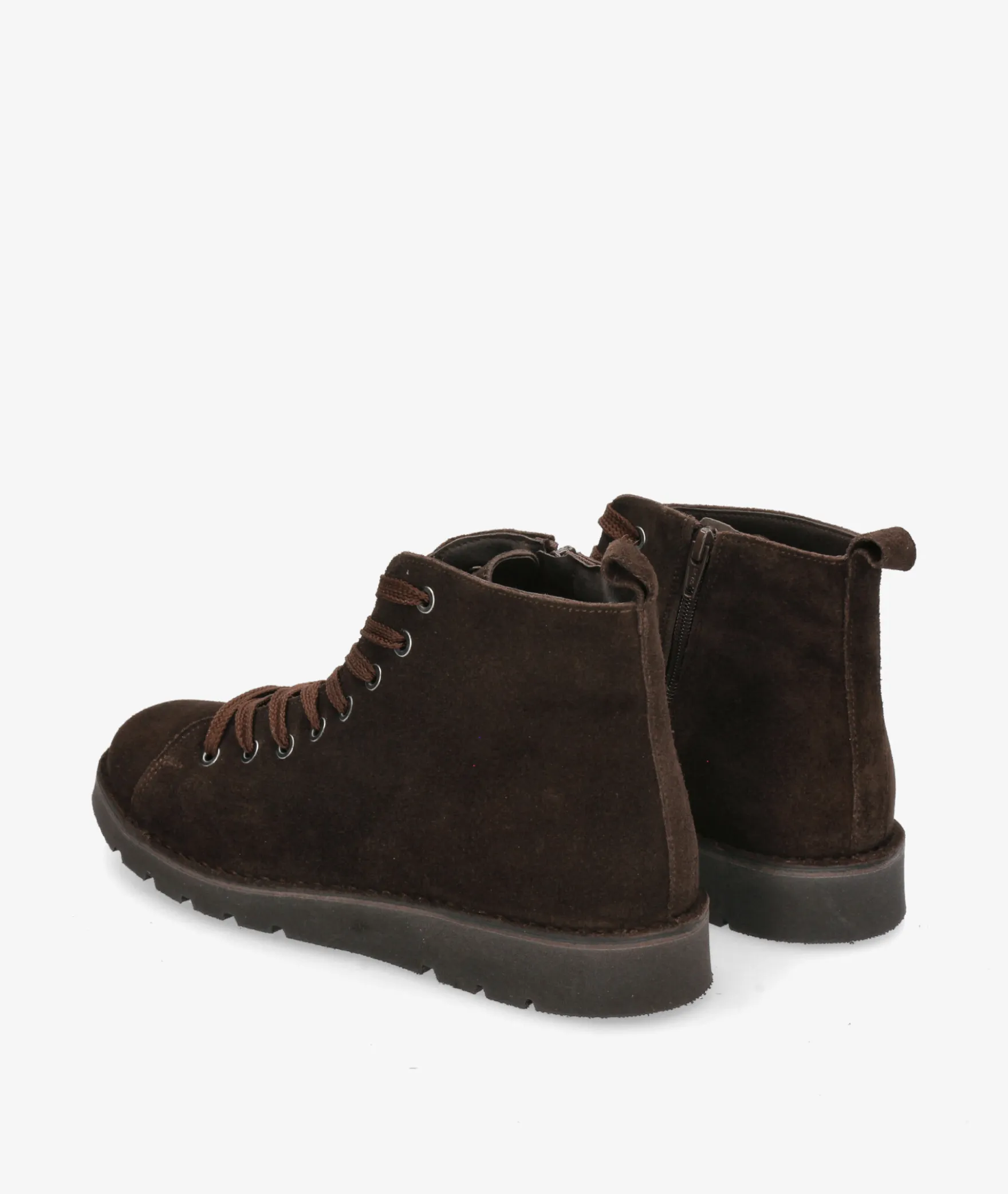 Botas Kénnebec551 CREMALLERA en serraje marrón