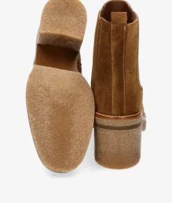 Botines Alpe5239 en serraje cuero