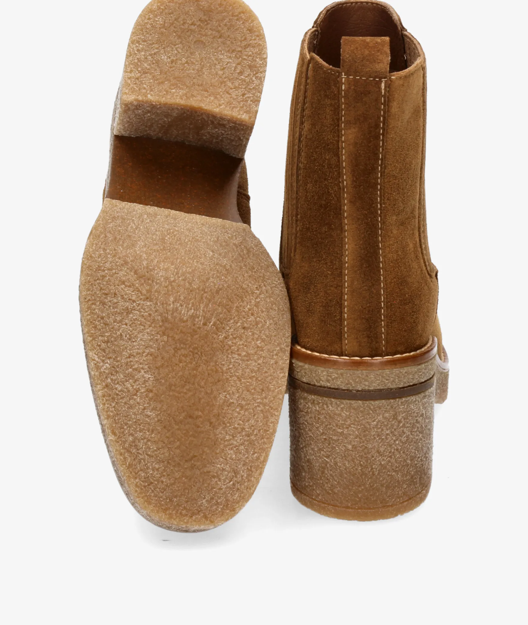 Botines Alpe5239 en serraje cuero
