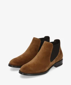 Botines Alpe2646 en serraje cuero