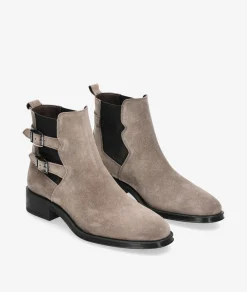Botines Alpe5187 en serraje gris