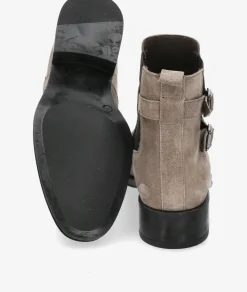 Botines Alpe5187 en serraje gris