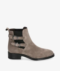 Botines Alpe5187 en serraje gris