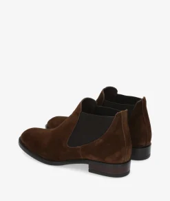 Botines Alpe2646 en serraje marrón