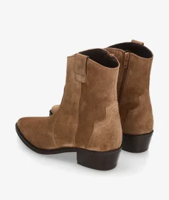 Botines Alpe2548 en serraje taupe