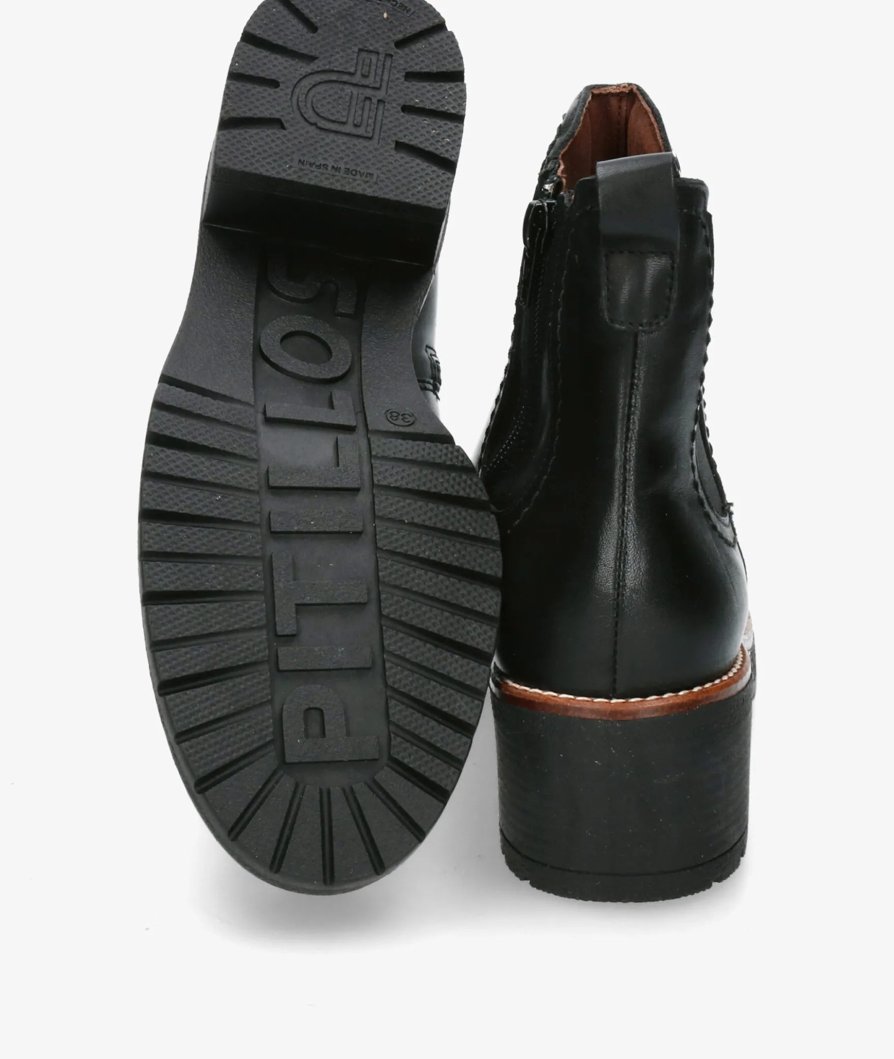 Botines Blanco y negro20222 en negro