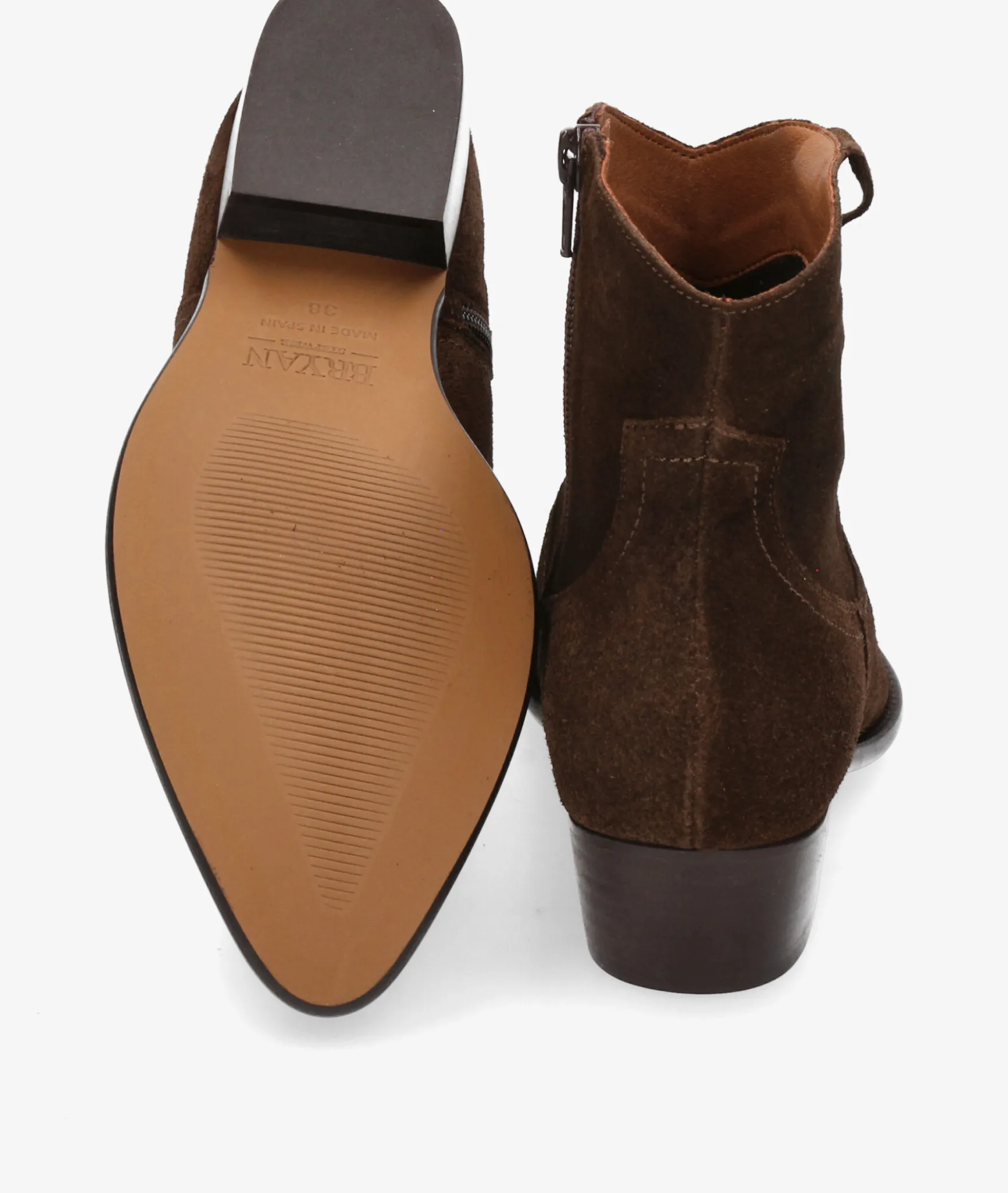 Botines BryanCALIOPE-CB en serraje marrón