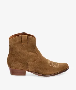 Botines BryanCALIOPE-CB en serraje cuero