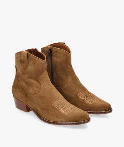 Botines BryanCALIOPE-CB en serraje cuero