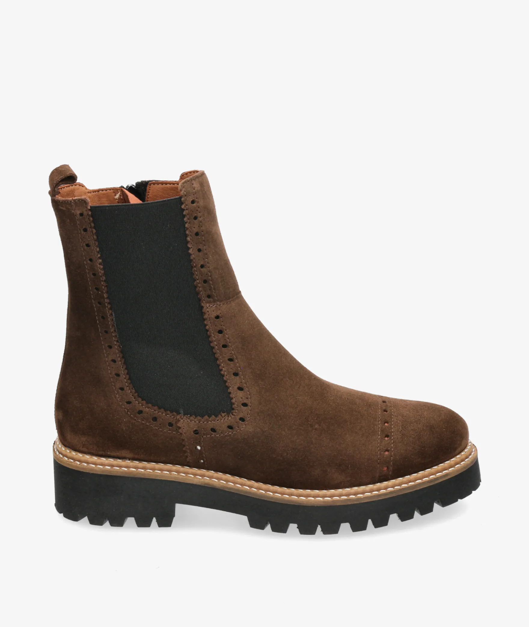 Botines Bryan4328-R en serraje marrón