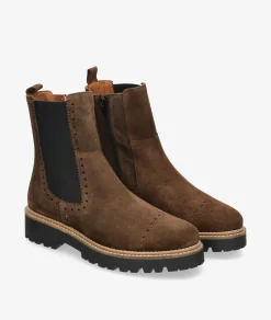 Botines Bryan4328-R en serraje marrón