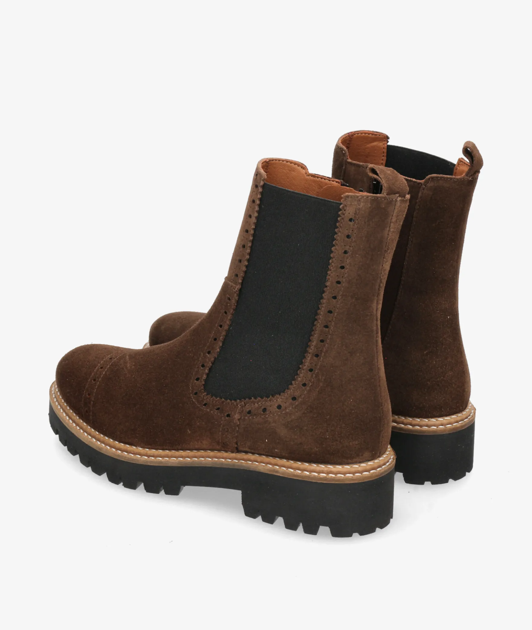 Botines Bryan4328-R en serraje marrón