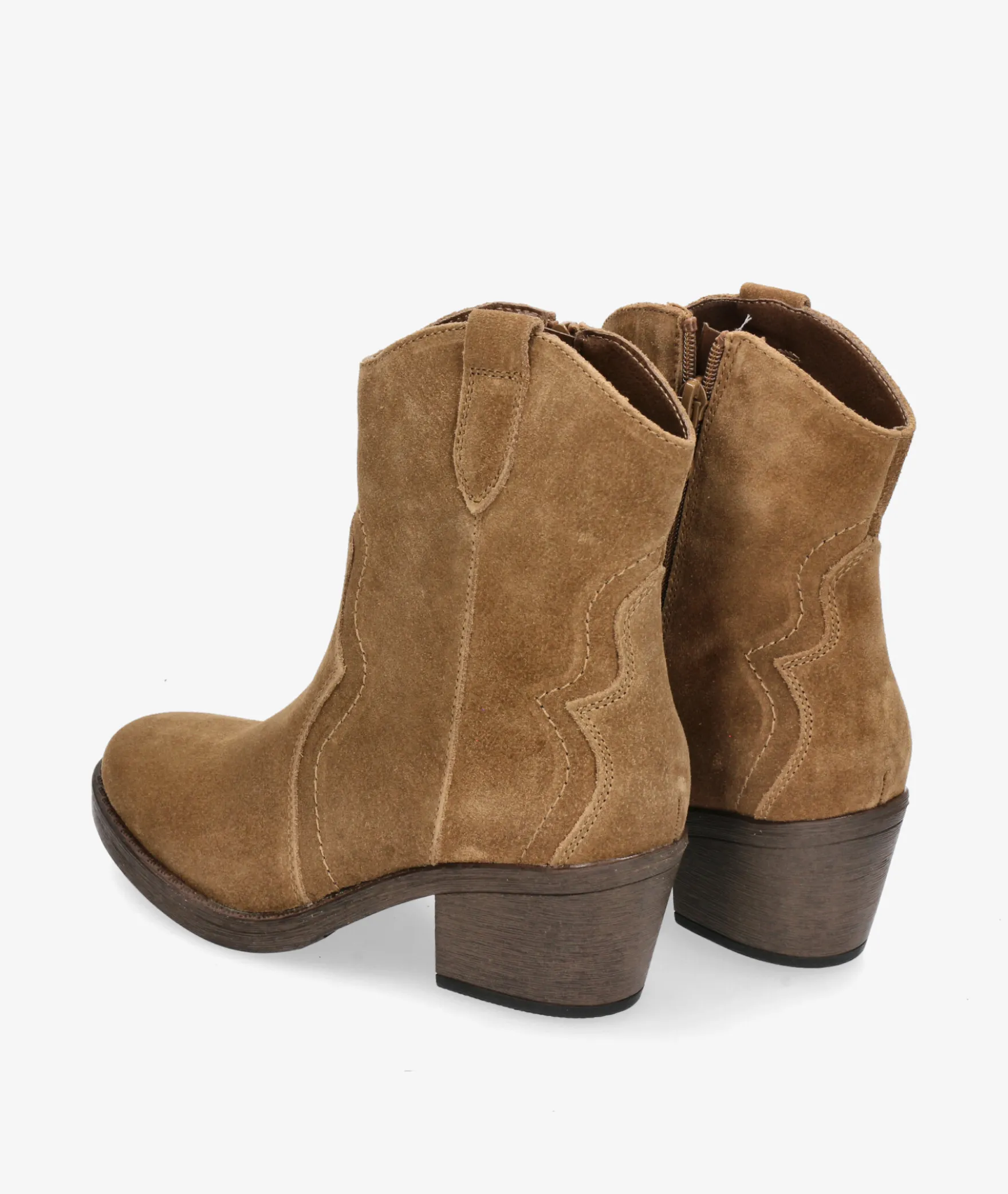 Botines EVA PARIS27976 en serraje cuero