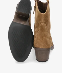 Botines EVA PARIS27976 en serraje cuero