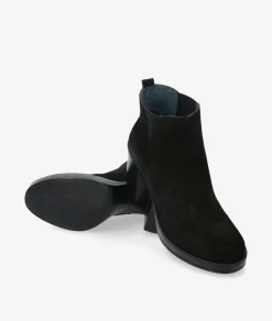 Botines Funny Lola452 en serraje negro