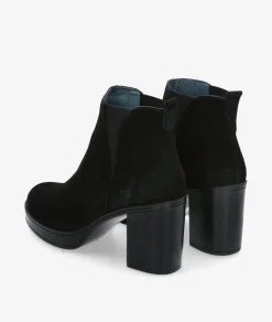 Botines Funny Lola452 en serraje negro
