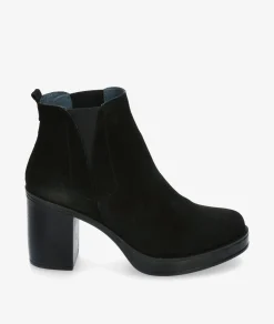Botines Funny Lola452 en serraje negro
