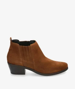 Botines Funny Lola3450 en serraje cuero