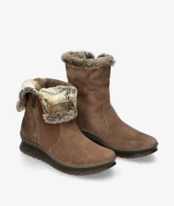 Botines Igi&Co6658744 en serraje taupe