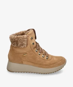 Botines Imac657679 en serraje camel