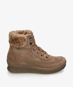 Botines Imac856669 en serraje taupe