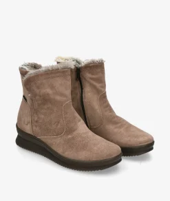 Botines Imac856699 en serraje taupe