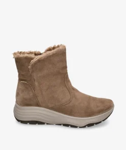 Botines Imac856897 en serraje taupe