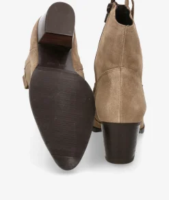 Botines Kénnebec671 en serraje taupe