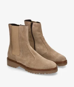 Botines Kénnebec572 en serraje taupe