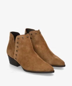 Botines Kénnebec954 TACHAS en serraje cuero
