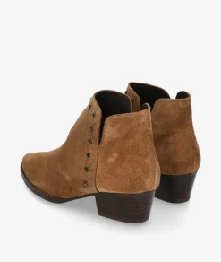 Botines Kénnebec954 TACHAS en serraje cuero