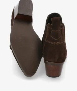 Botines LOLKORA 7231 en serraje marrón