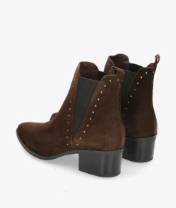 Botines pabloochoa.shoes39510 en serraje marrón