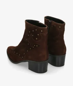 Botines pabloochoa.shoes39515 en serraje marrón