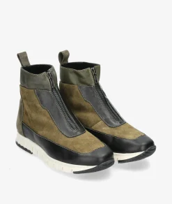Botines pabloochoa.shoesRAGO46 en serraje kaki