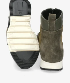 Botines pabloochoa.shoesRAGO46 en serraje kaki