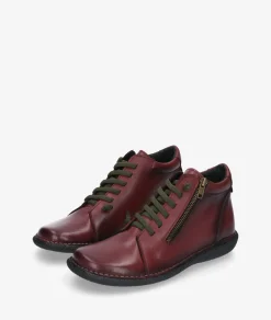 Botines Rhostock13580 en burdeos
