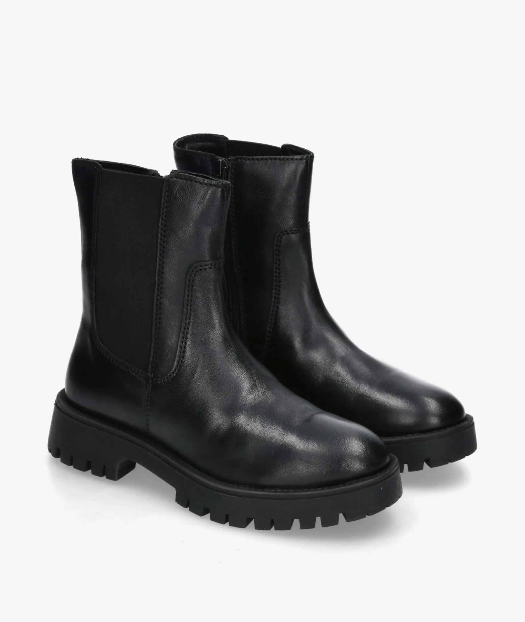 Botines St. GallenMIMOC-02 en serraje negro