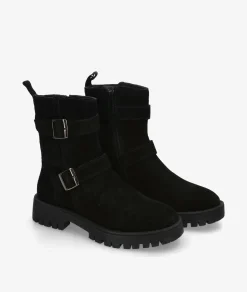 Botines St. GallenMIMOC-01 en serraje negro