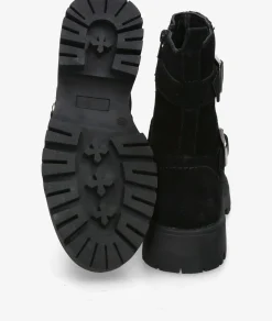 Botines St. GallenMIMOC-01 en serraje negro