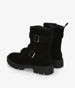 Botines St. GallenMIMOC-01 en serraje negro