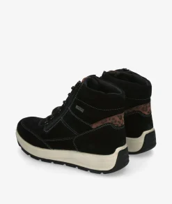 Botines St. GallenSOFI-02 en serraje negro