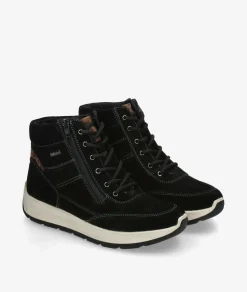 Botines St. GallenSOFI-02 en serraje negro